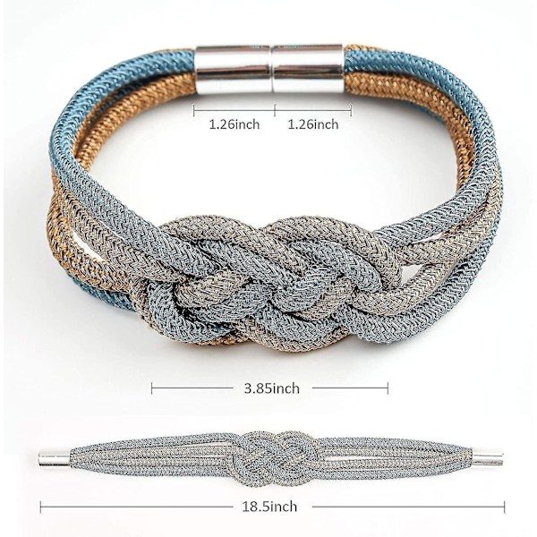 Hemma 2-pack Magnetiska Gardinband, Beige + Guld
