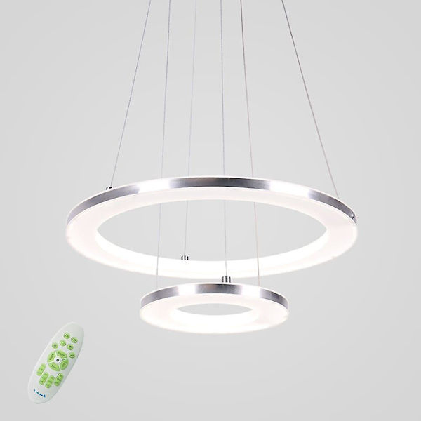 1-lys 40 cm LED Hengelampe Metall Akryl Sirkel Moderne