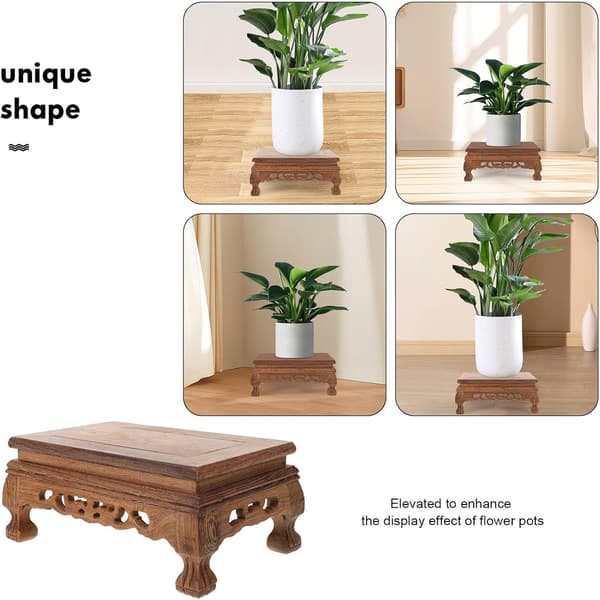 Træplantepotte Riser Vase Display Stand Slidstyrke og Deformationsmodstand