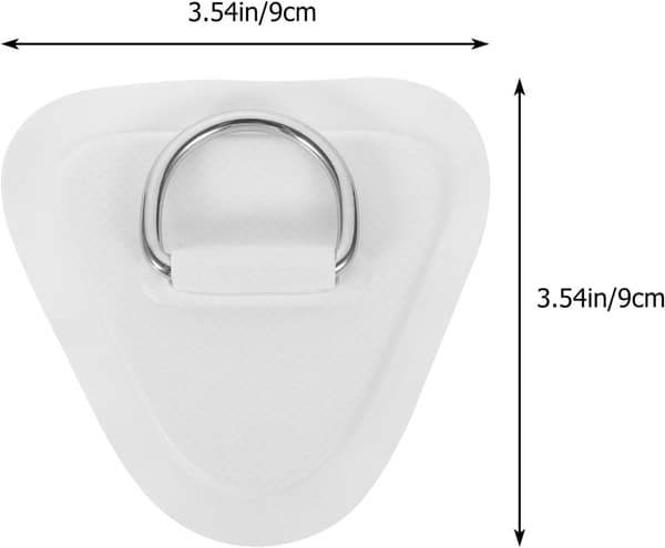 2st Kajak D-formade spännen Elastiska repöglor för kanot och uppblåsbara båtar PVC-material