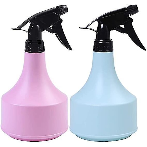 Sprayflaskor 2 st 600ml Tomma Plastflaskor med Trigger Spray