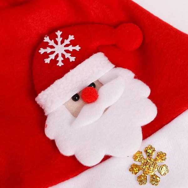2 pakkausta Joulupukin hattu samettiset jouluhatut aikuisille lapsille