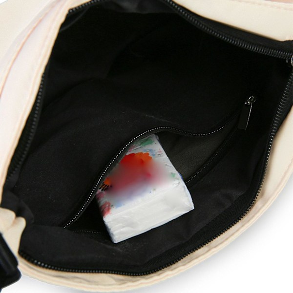 Dametasker Skuldertaske Kvinders Crossbody Tasker Vandafvisende Casual Satchel Pengepung White