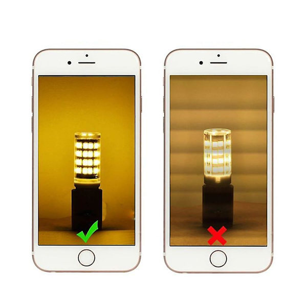 6 kpl LED-lamppua G9 88 LED-lampua AC-valo SMD2835 Spottivalaisin Kattokruunu