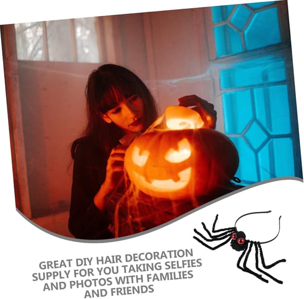 Halloween Edderkopp Pannebånd Lett Skummelt Hodeplagg for Fester Tilbehør