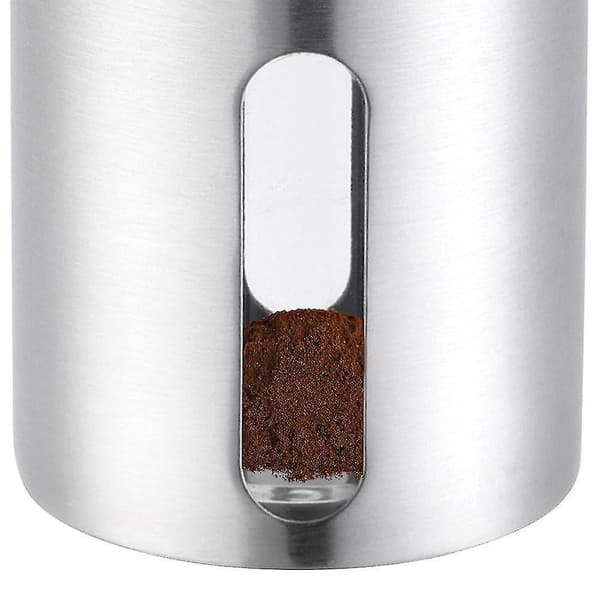 Sølv Kaffekværn Mini Rustfrit Stål Hånd Manuel Bønne