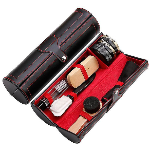 10pcs Shoe Shine Care Set Portable Polish Cleaning Kit