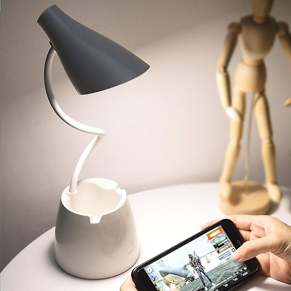 Skrivbordslampa Läslampa Uppladdningsbar Dimbar USB-driven