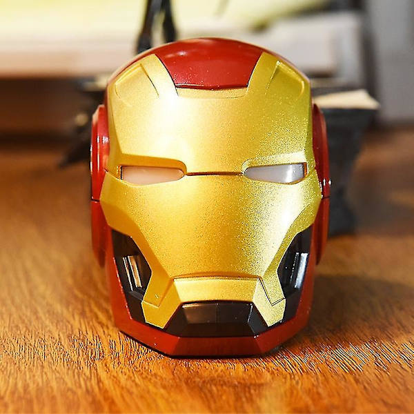 Trådlös Bluetooth Iron Man Högtalare Ljudfält Bas