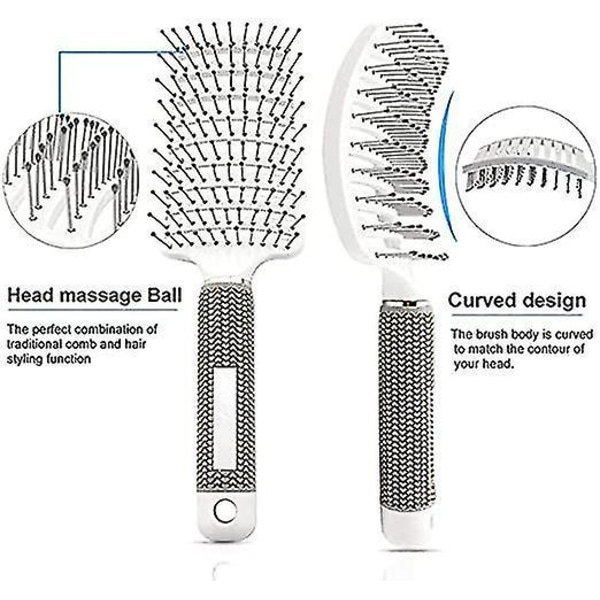 Bristle Vent Vented Avredande Hårtangent Set 2-pack