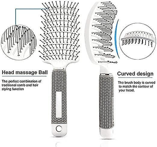 Bristle Vent Vented Hårflettebørste Sett 2 stk