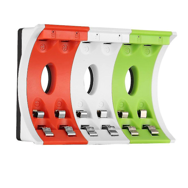 Leise 6 Slots Smart USB Batterilader til Aa Aaa Batterier