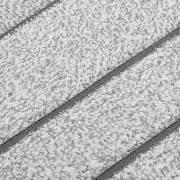 4 stk vaskbare mikrofibermoppeputer erstatning for flatmopp, overlegen absorberende fiberklut rengjøringsputer