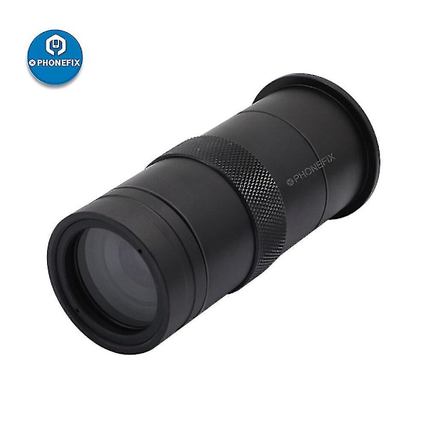 130x Justerbar Zoom C-Mount Objektiv för VGA HDMI USB