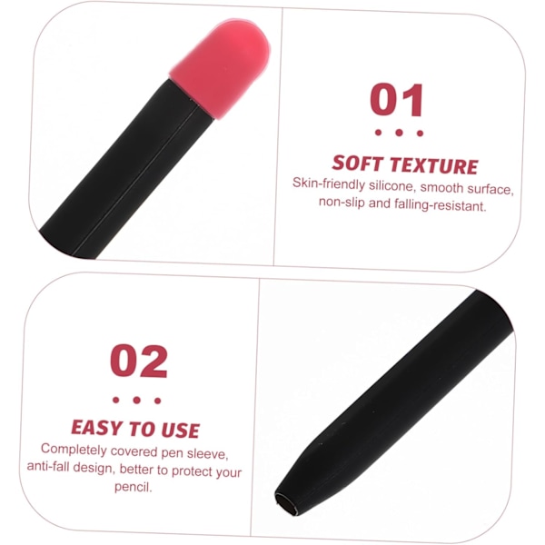 1 Sæt Silikone Etui Tablet Touch Sleeve Stylus Holder Elastisk Blyantholder