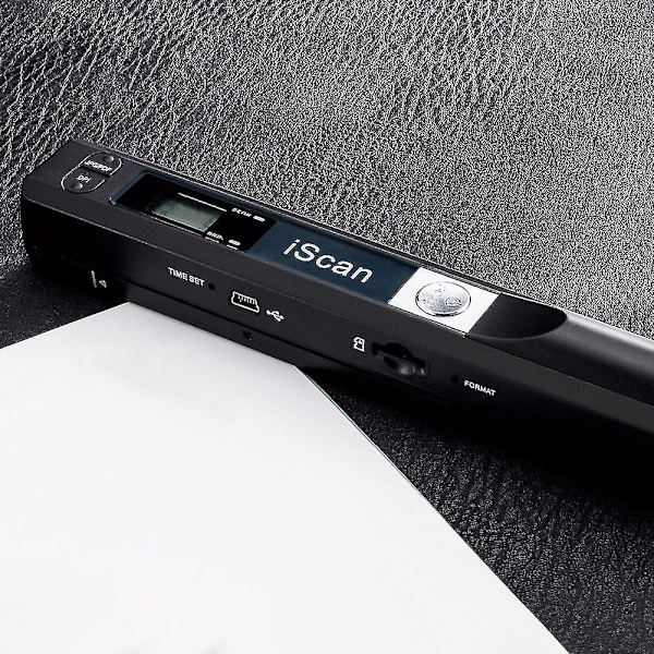 Håndholdt Scanner A4 Dokument Bog Pen Scanner Bærbar Farverig Scanner Mini Håndscanner Understøtter Jp