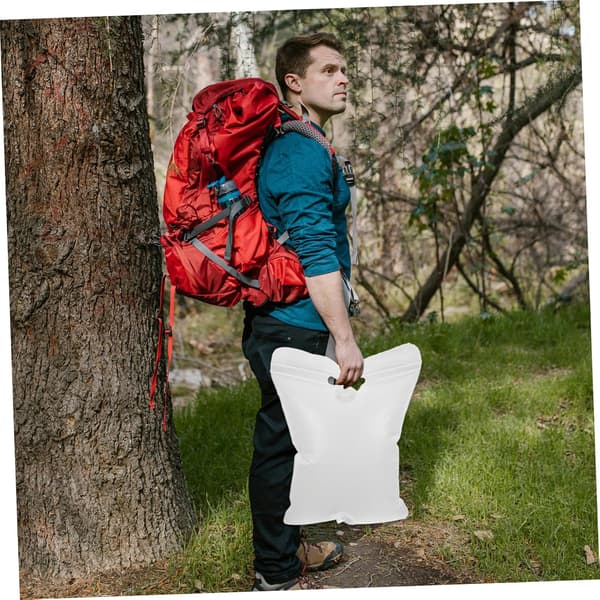 Vattenpåse Duschpåse Kit Badrumstillbehör Vattenslang Duschar Bärbar Campingdusch