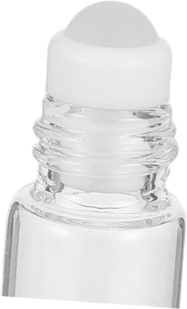 12 st 2 ml glasflaskor med roll-on, påfyllningsbara eteriska oljeflaskor med guldkorkar, miniflaskor i resestorlek