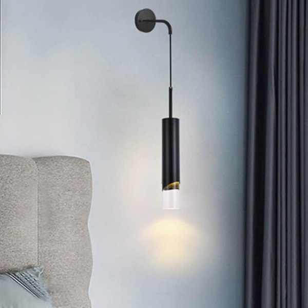 LED Vægskinne Sengelampe Moderne Sort Guld Stue Soveværelse