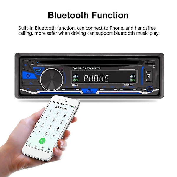 Auton MP3-soitin FM-lähetin Bluetooth USB-lataus
