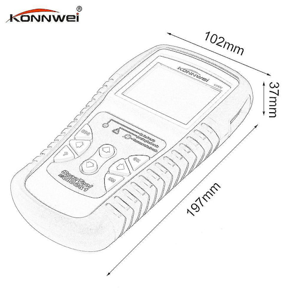 Konnwei OBD2 Eobd Scan Tool Autoscanner Diagnostisk