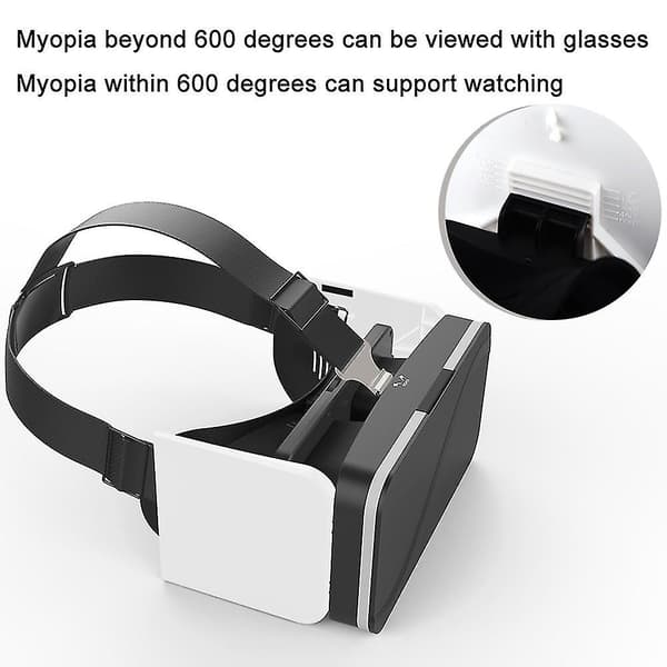 Mini VR-glasögon, hopfällbara VR-headset för smartphone