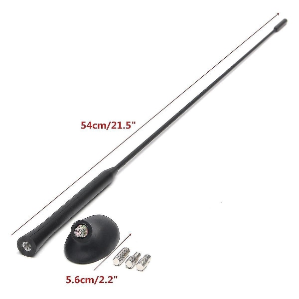 Am/fm bilradio takantenne antenner mast + basesett for fokusmodeller 2000-2007 Xs8z-18919-aa (haoyi)-yuhao