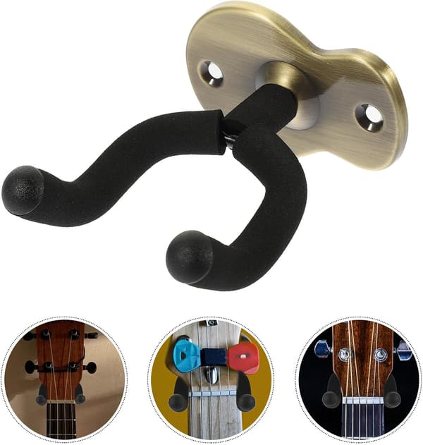 Violin Guitar Ukulele Vægholder Robust Bæreevne til Musikrum Opbevaring