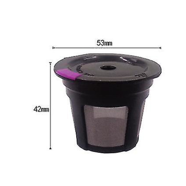 Återanvändbara K-Koppar, Återanvändbart K-Kopp Kaffefilter Återfyllningsbart Enkelt K-Kopp