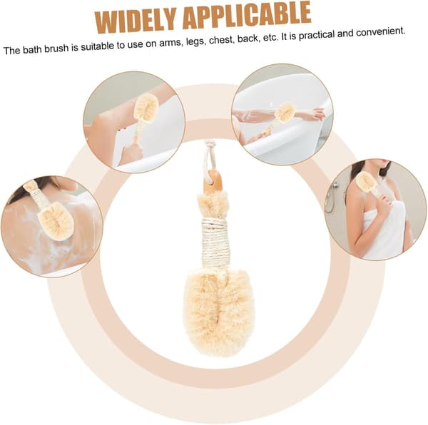 Badebørste til hjemmebrug Plantefiber badebørste til brusebad