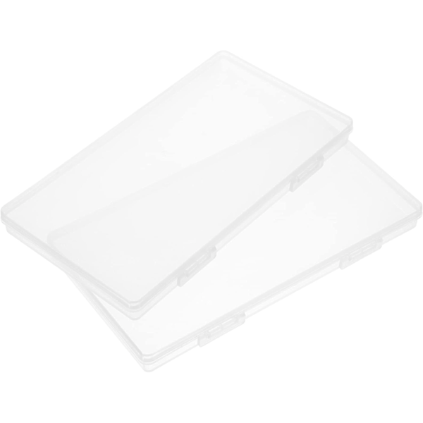 Förvaringslådor för smycken 2st Mini Organizers Pärlbox Nageldelar Fodral Pp Material