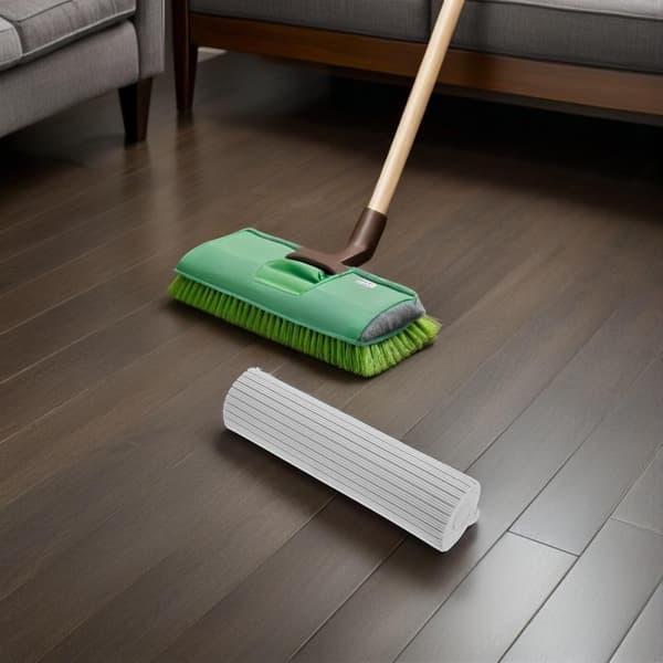 2 st absorberande svampmopphuvudpåfyllningar 33 cm rullmoppbyte