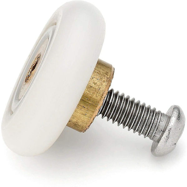 Kylpyhuoneen suihkun liukuovet 20 mm rullat, 4 kpl