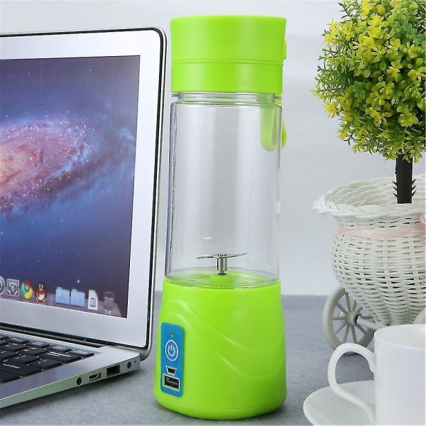 Bærbar 380ml USB Elektrisk Fruktjuiceflaske Blender