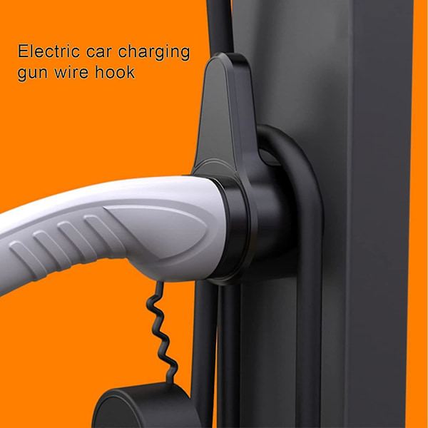 Elektrisk bil ladekabel, elektrisk bil kabel, elektrisk bil ladestativ (svart) (1 stk)