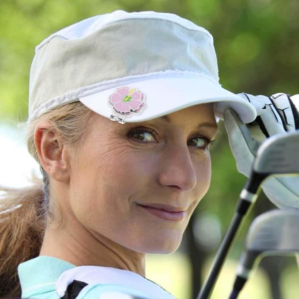 Golfhattklips Pynt Dekorativ Golfballmarkør Hattklips Golftilbehør for menn
