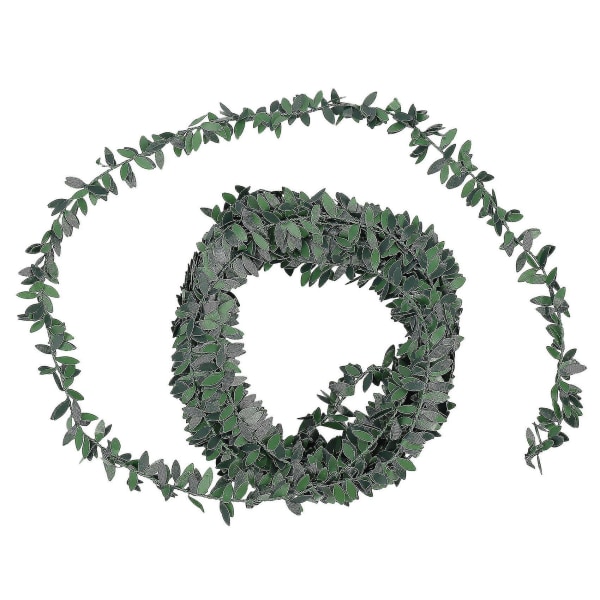 7,5 m kunstig eføy krans løvverk grønne blader simulert vintreet til bryllupsfestseremoni Gjør-det-selv-hode (haoyi-yuhao