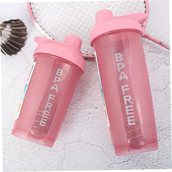 1 stk Protein Shaker Flasker, klassisk Protein Mixer Shaker Flaske med Twist og Lås Bærbar