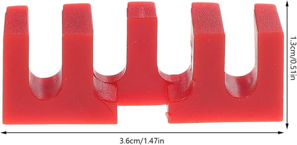 Badminton Racket Stringing Machine Load Reducers 2 stk Rød Strengtrykkreduserende Adapterverktøy