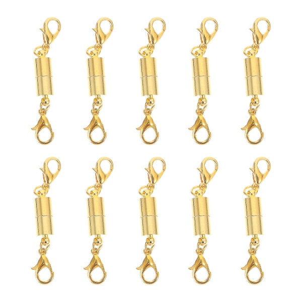 10 stk smykkespænder Fin God Holdbar Nyttig Simple smykkestik Magnetiske låse