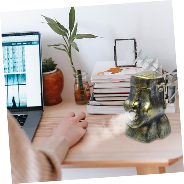 220 ml aromaterapi æterisk oliediffuser Moai statue luftfugter