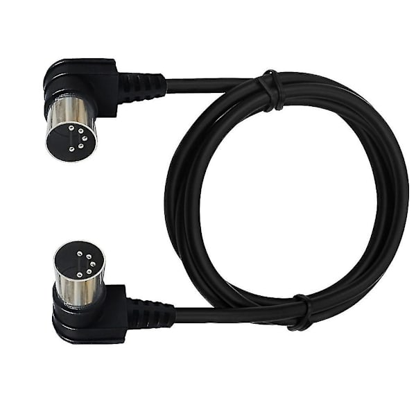 1m 1,5m 3 meter 5-polet Midi Kabel Han-til-Han Kabelledning Din Stikkontakt 1m 1m