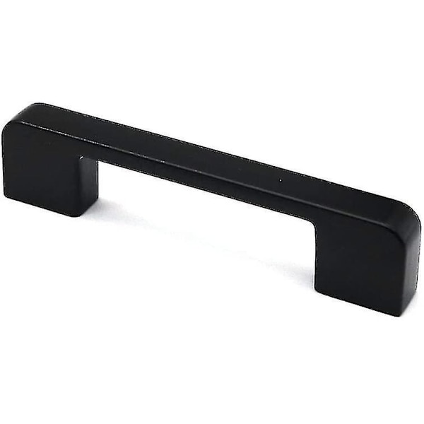 10-pak Matte Svart Sink-Legering Skap- og Skuffhåndtak 106mm Lange
