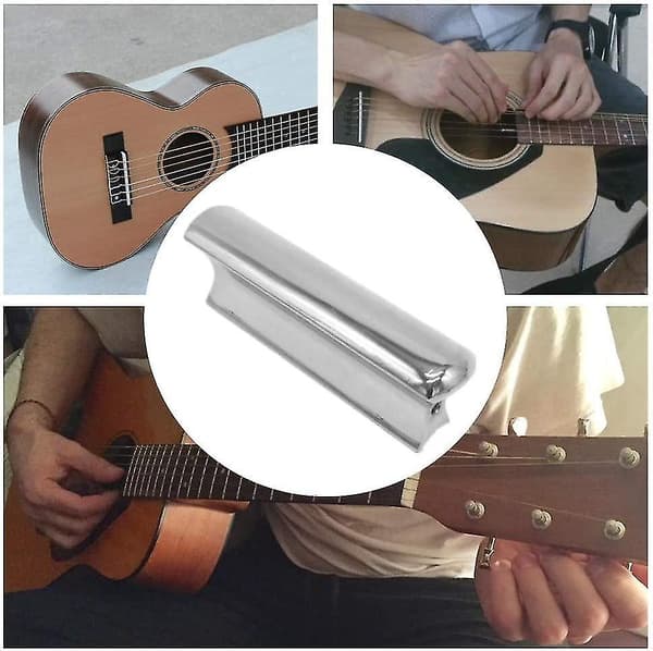 Gitar Slide Tone Solid Rustfritt Stål Elektrisk Gitar Tilbehør For Elektrisk Gitar