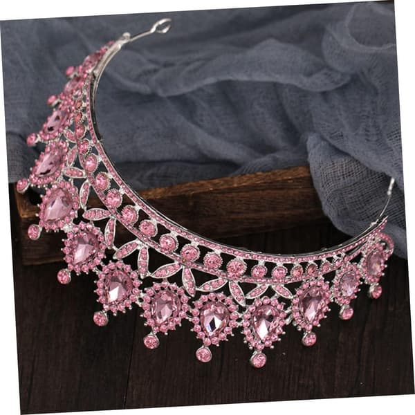 Elegant Rhinestone Brudekrone Hodeplagg Moderne Hårtilbehør til Bryllup, Fester og Feiringer gave til Kvinner