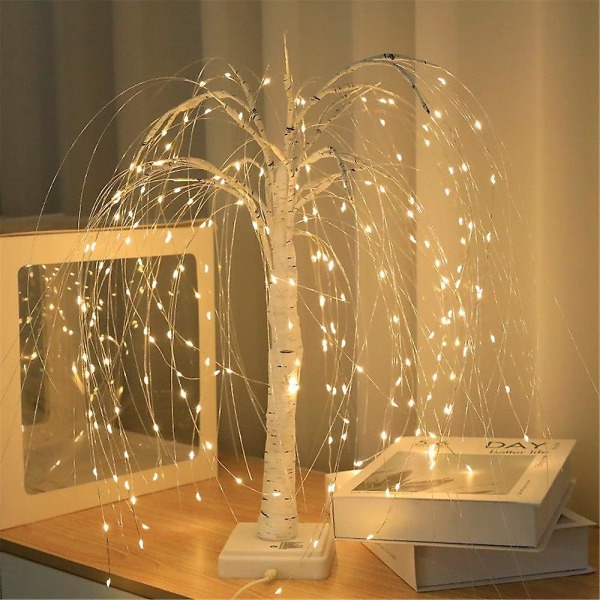 Led Willow Christmas Tree Night Light Touch Control