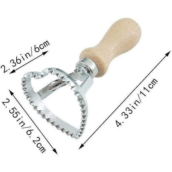 Kakeformer i sinklegering for kjeks, snacks, dumplings, pizzabunn, kaker - Utstikkere for baking (1 stk)