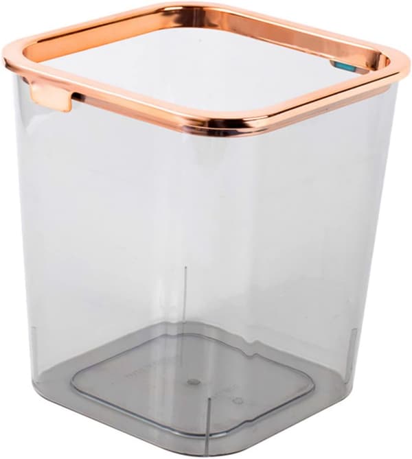 Husholdningssøppelbøtte Papirkurv 20X18X18Cm PET-materiale Solid