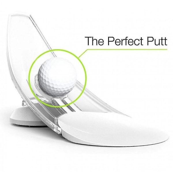 Pressure Putt Trainer - Perfekt golfputtingen din (1 stykke, hvit)