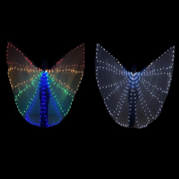 Butterfly Led Lighting Fairy Wings Farverigt festkostume